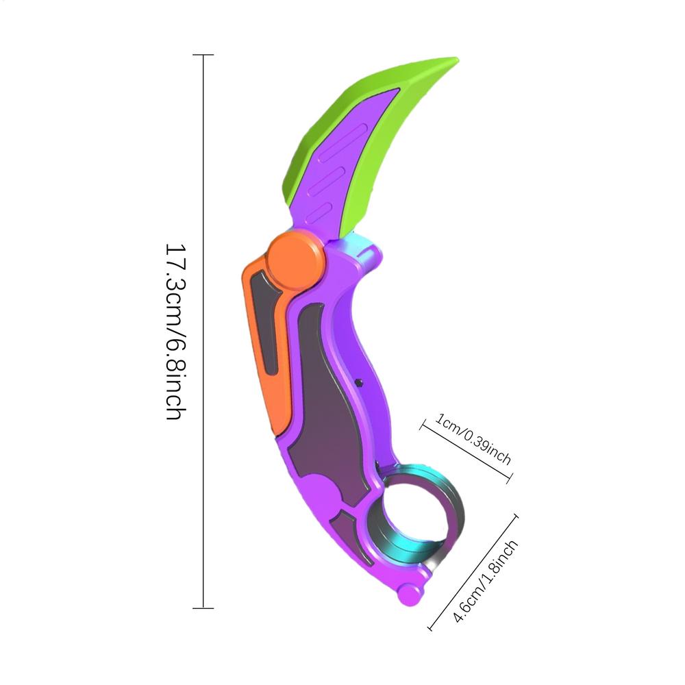 Toys Folding Claw Knife Butterfly Claw Gravity Knifes 3D Printed Stress Relief Gravity Fidget Toy Hand Gripper Sensory