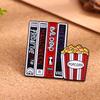 Creative Cartoon English Alphabet Series Alloy Brooch Fashion Versatile Metal Badge Clothes Accessories Clothing