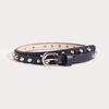 New Punk Style Women's Rivet Belt with Skirt with Jeans Versatile Style