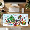 1Pc Christmas Celebration Friends Gaming Mouse Pad Keyboard Desk Mat Non-slip Rubber Lock Edge Waterproof Computer Mousepad for Office Home Decor Y110