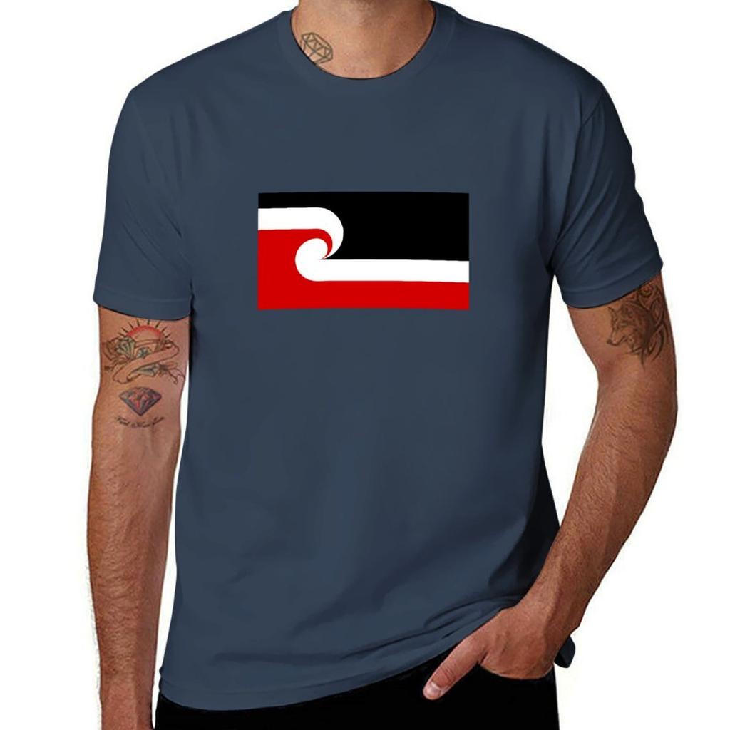 Tino Rangatiratanga Flag TShirt Plus Size Workout Short Sleeve Top TShirt