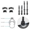 Durability Aluminum Valves Stem Reliability Aluminum Alloys Valves for Enthusiasts and Professional Cyclists