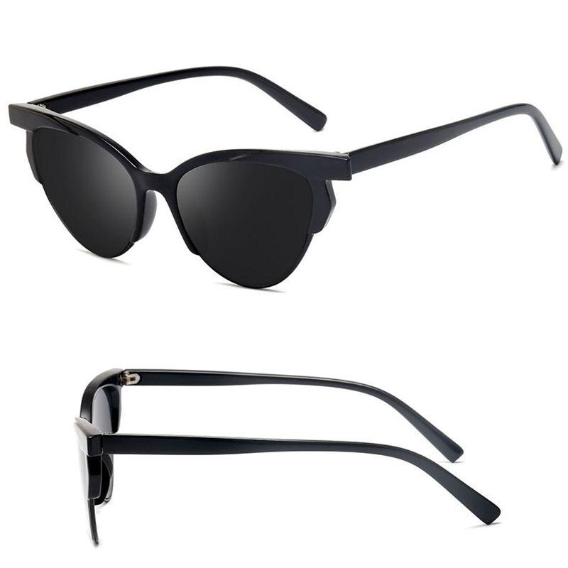 Classy Vintage Retro Cat Eye Triangle Sunglasses For Women Colorful Eyewear Glasses