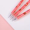 Back to school season 10pcs 0.5mm creative strawberry sequins neutral pen vegetable shape black fountain pen student gift prize stationery