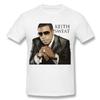 LQQ American R&b Singer Keith Sweat Fan Logo T Shirt For Men White M