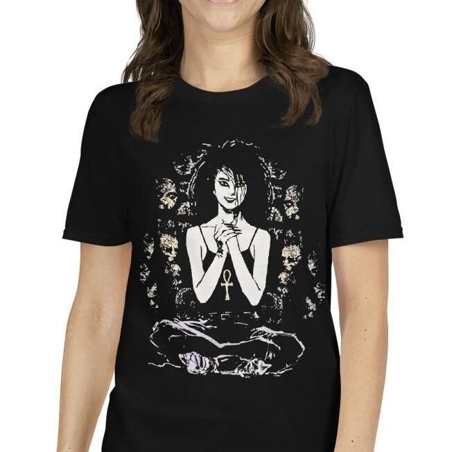 

Nugoth Gothic Goth Emo Girl Onk Horror Zombies Skulls Unisex T-Shirt 4XL