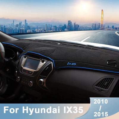 Pre Hyundai IX35 2010 2011 2012 2013 2014 2015 Rohože na kryty palubnej dosky auta Vyhnite sa ľahkým podložkám Platforma nástrojov Koberce na stôl