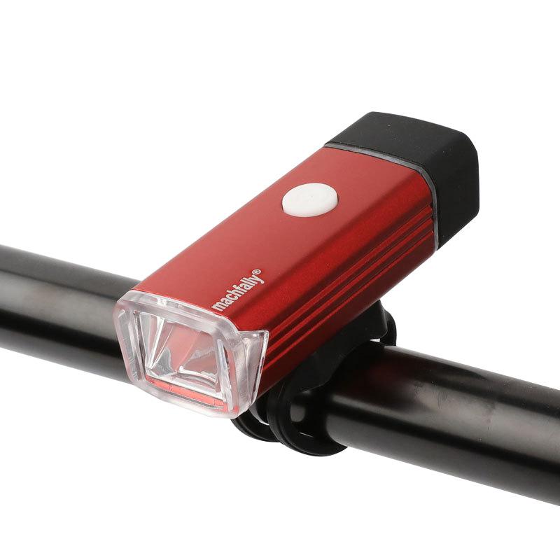 Přední světla pro horská kola Hliníková slitina Silné světlo Noční osvětlení na jízdu USB nabíjení Cyklistická světla Venkovní vybavení Příslušenství