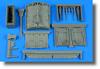 IRIS Lockheed Starfighter Landing Gear Hangar Plastic Model Parts ARS2287 1/32 F-104G/J/S/CF-104 (for Italeri) (Aircraft)
