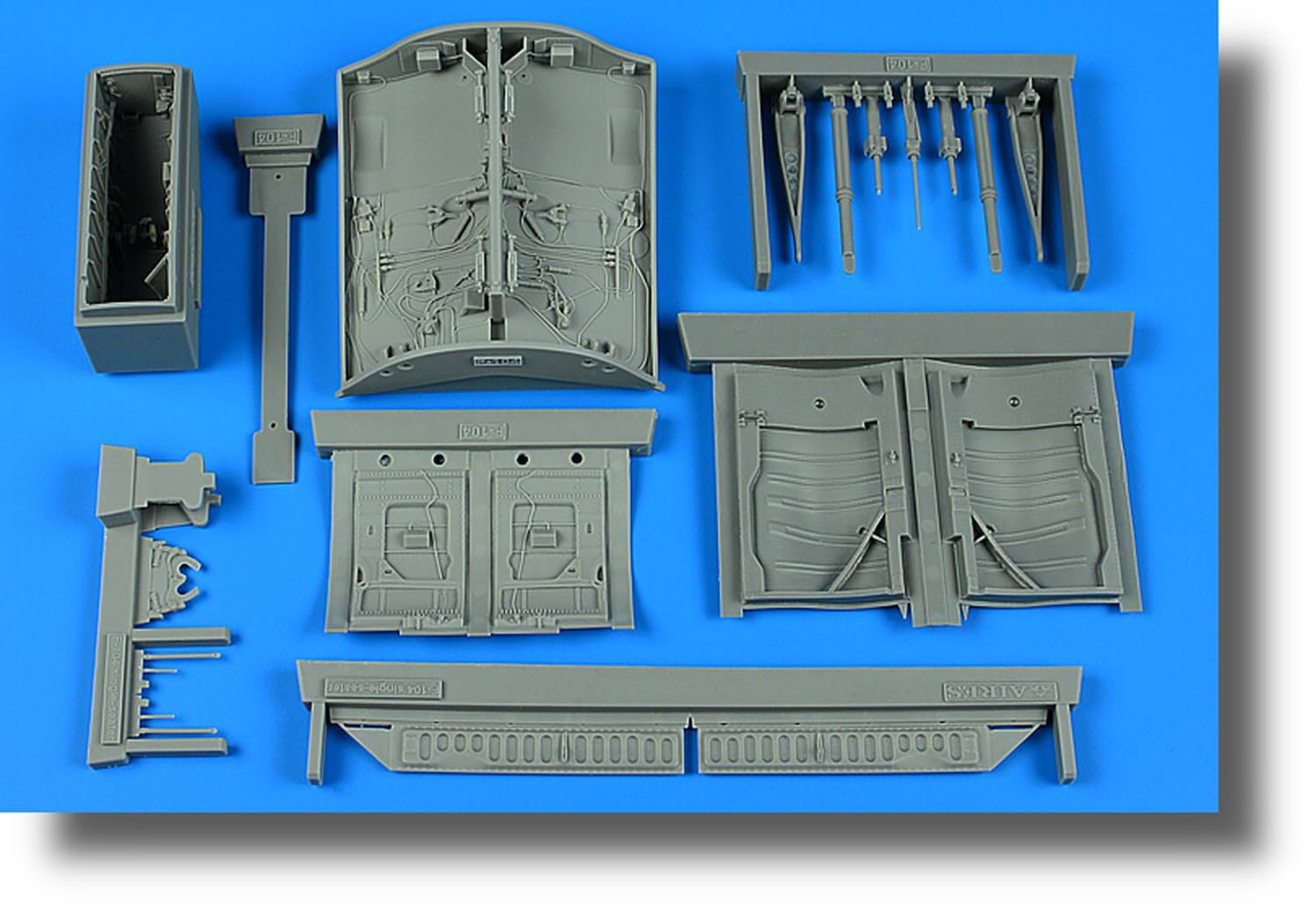 

IRIS Шасси Lockheed Starfighter Ангар Пластиковые детали модели 1/32 F-104G/J/S/CF-104 ARS2287 (для Италери) (Самолет)