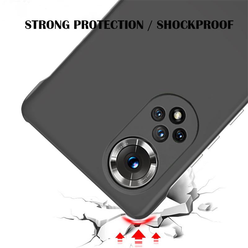 Einfarbige Rahmenlose Hart-PC-Rückseitencase für Huawei Honor 50 Pro Coque Honor 50 SE Stoßfeste Ultradünne Cases