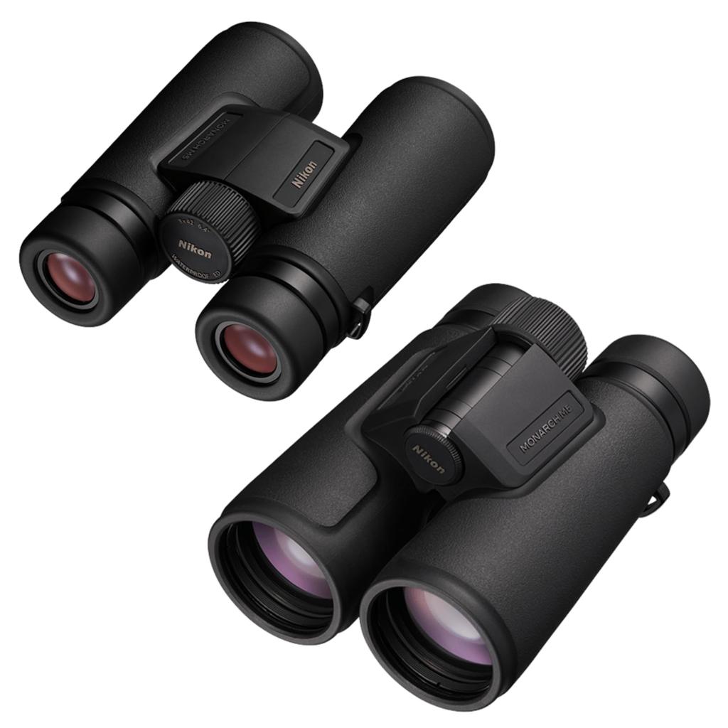 Nikon Monarch M5 12x42 Binoculars Set 16769 Black Compact Lightweight for Adults Hunting Bird Watching Hiking Zoom Optics