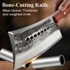 WXCOO Bone Cutting Knife Forged High Hardness Kitchen Knife Meat Cleaver Hand Butcher Knife Fruit Vegetable Cutter