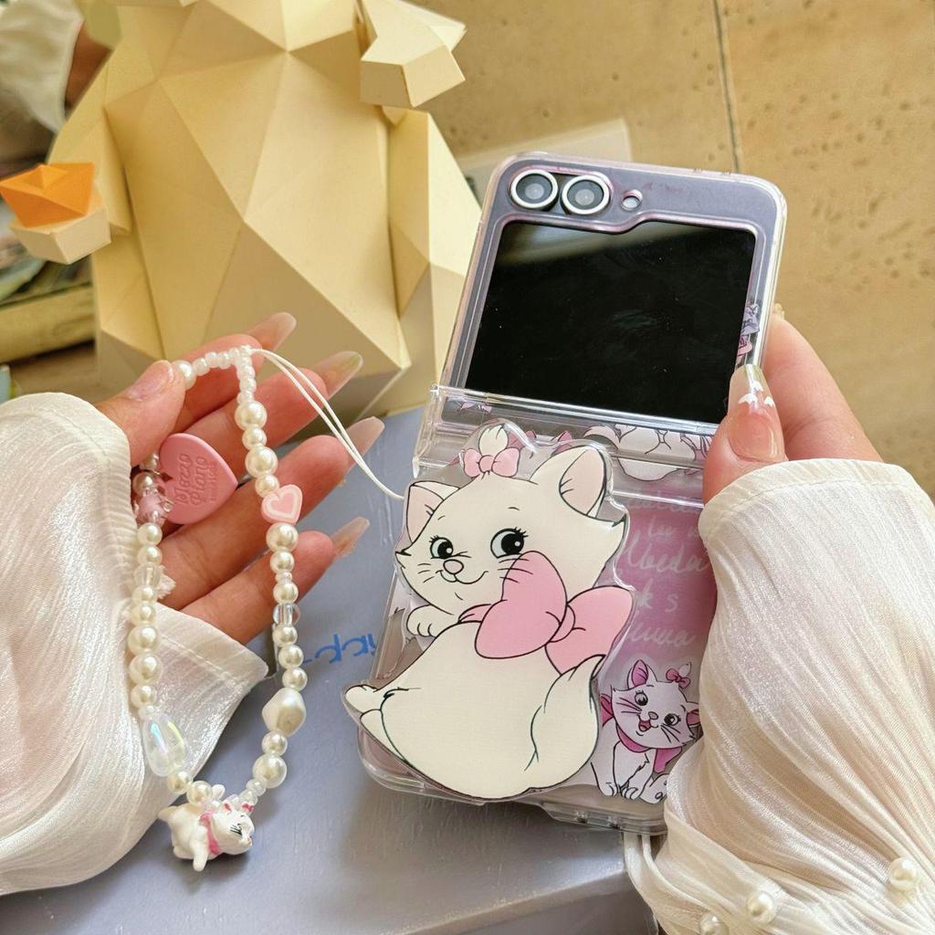 Aristocats Foldable Z Flip Phone Case - Drop-Proof, Creative Women's Design for Z Flip 6/7