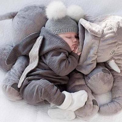 Children's Clothing, Baby Jumpsuit, Children's Rabbit Long Ear Crawling Suit, Newborn Hooded Zipper Hoodie