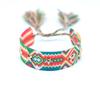 Polyester Handcrafted Bracelet Star/Heart Accent Woven Bracelet Popular Bohemian Wristband