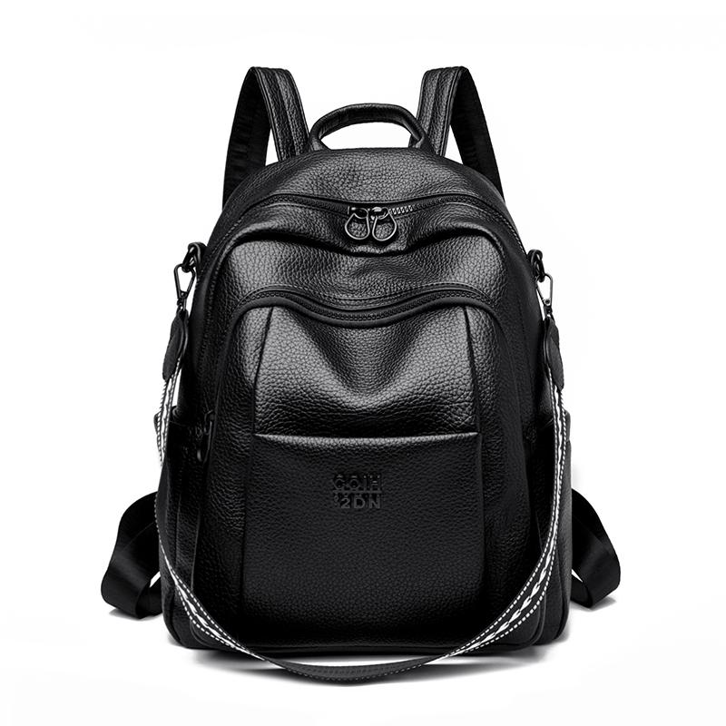 PU Backpack Large Capacity Lightweight Women s Backpack Multi-function Shoulder Bag