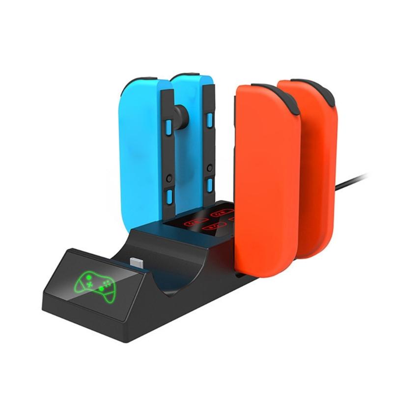 5 in 1 Type-C Charging Cradle Charging Station Stand for Gaming Controllers Charging 5 Controllers Charger Base
