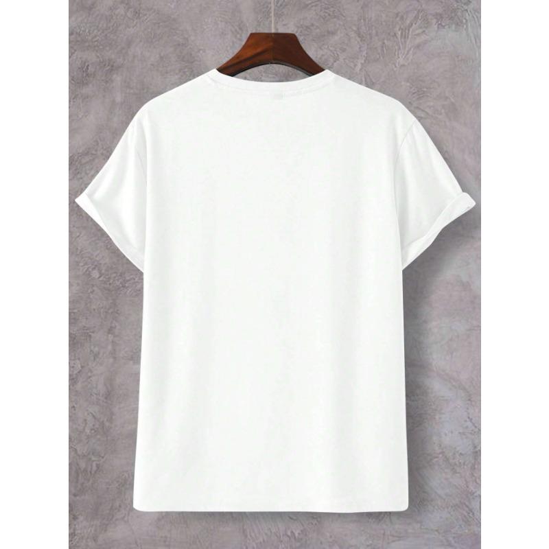 Piece High Quality T-Shirt Men's Short Sleeve 100% Cotton T-shirt High Quality Breathable Material Print Easy Movement Soft Skin Friendly