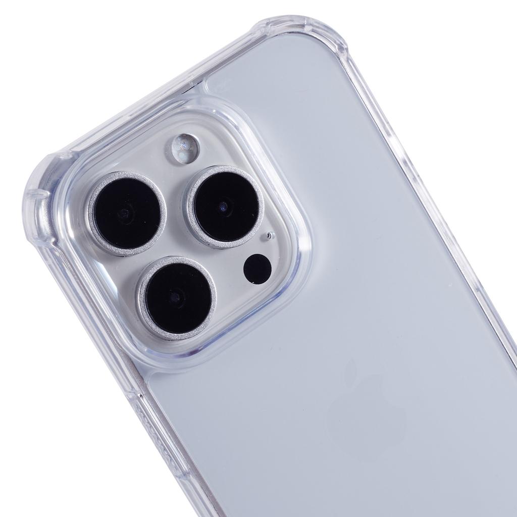 For iPhone 16 Pro Max Case Drop Protection Acrylic+TPU Clear Phone Cover