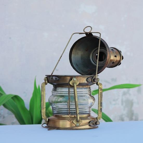 Handmade Burner Lantern, Burton Nautical Maritime Ship Oil Lamp Hanging Lantern with Dimmer Switch