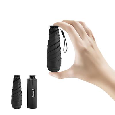Skládací Ultra UV Světlo a Teplo Skládací Skládací UV Pro Slunečné i Deštivé Přenosný Slunečník, Deštník, Lehký, 140g, Ochrana, Stínění,