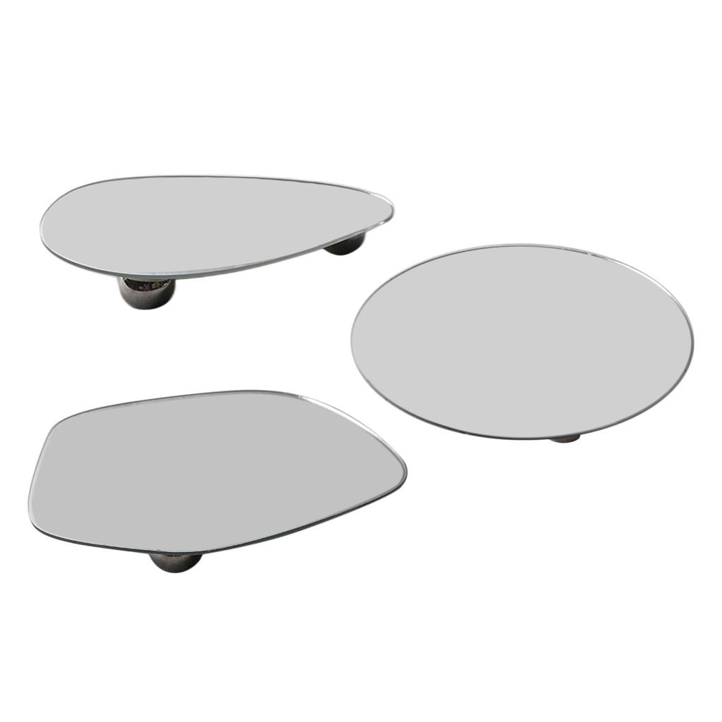 Acrylic Mirror Tray Jewellery Ornament Tray Holder Makeup Tray for Lipstick