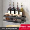 Wall-Mounted Multi-Tier Kitchen Storage Rack, No-Punch Design, for Seasoning and Refrigerator Side Organization
