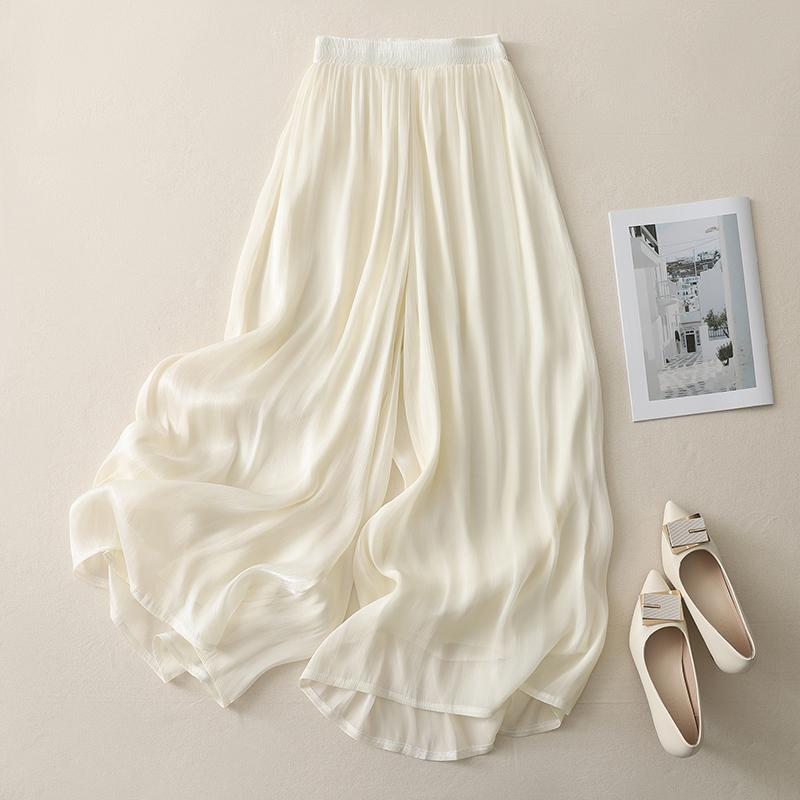 

Dimanaf Женские льняные брюки эластичные винтажные базовые женские модные широкие брюки большого размера свободные брюки One Size белый