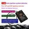 AM-T100 12V 24V Auto Zündsystem Detektor Zündsignal und Zündfunken Spannungstester