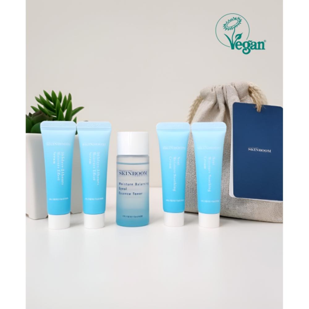 SkiNboom SkiNboom ExperieNce Kit 3 Types Set [toNer  Serum  Cream] N Travel Cosmetic NONE