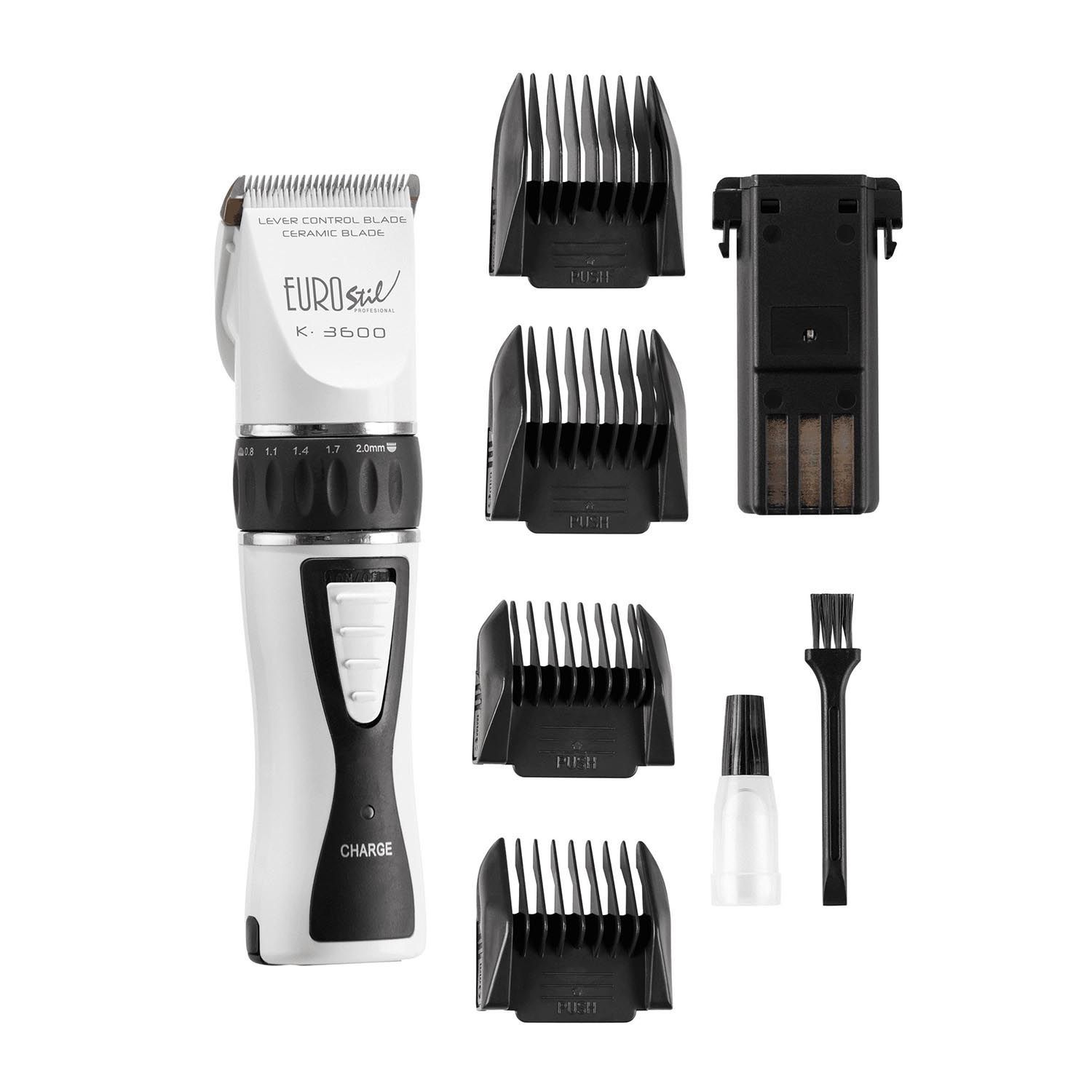

Eurostil Electrica K3600 Ceramico Recargable Maquina Cortapelo Cabello Gris 5w 1un