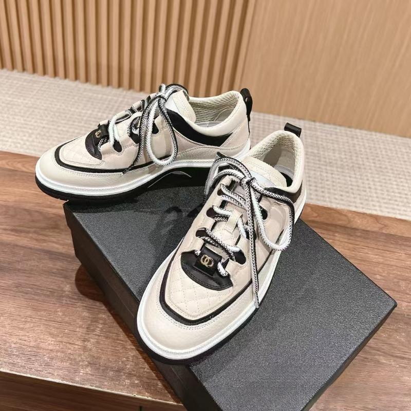 

Little white shoes early spring new black and white color matching Geling panda shoes women s fashion leather casual shoes 40 білий