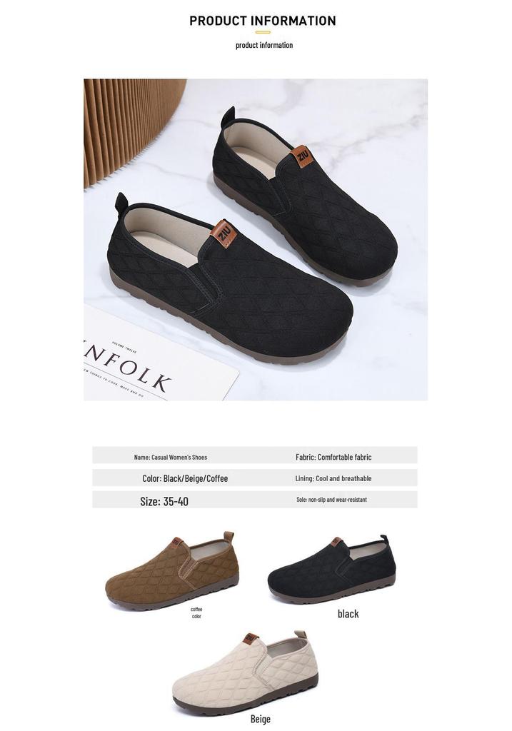 2025 Stylish One-Step Spring Loafers for Moms: Soft, Comfortable, Non-Slip, Hot Seller