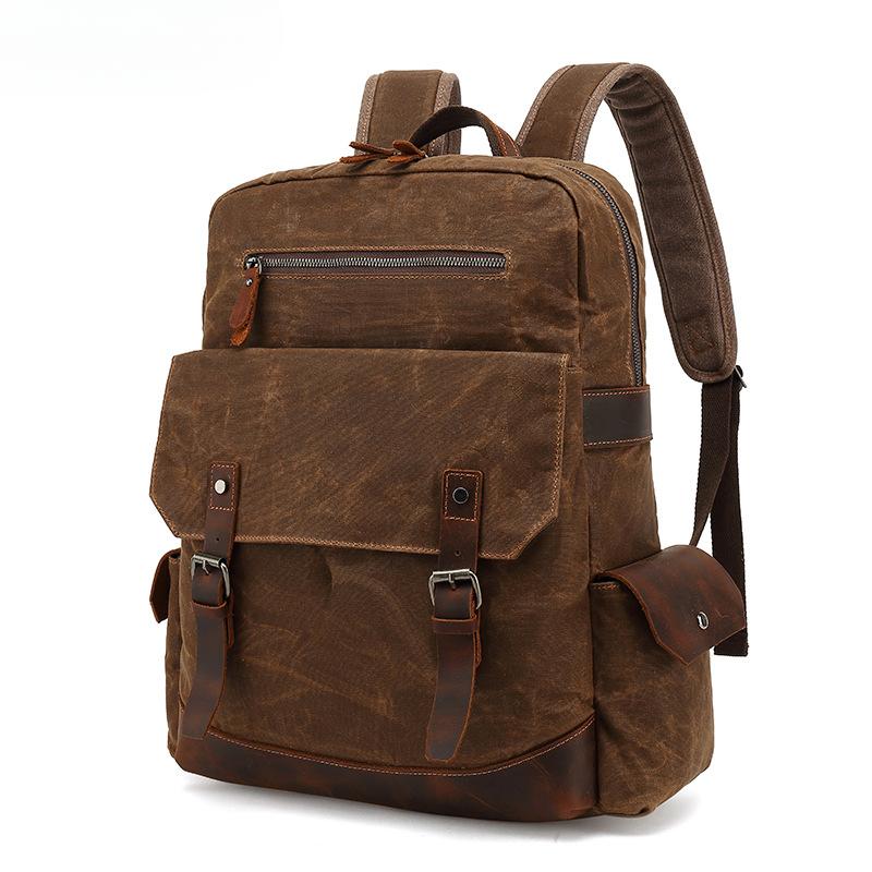 Backpack Male Outdoor Backpack Sports Travel Bag Hiking Bag College and Middle School Bag