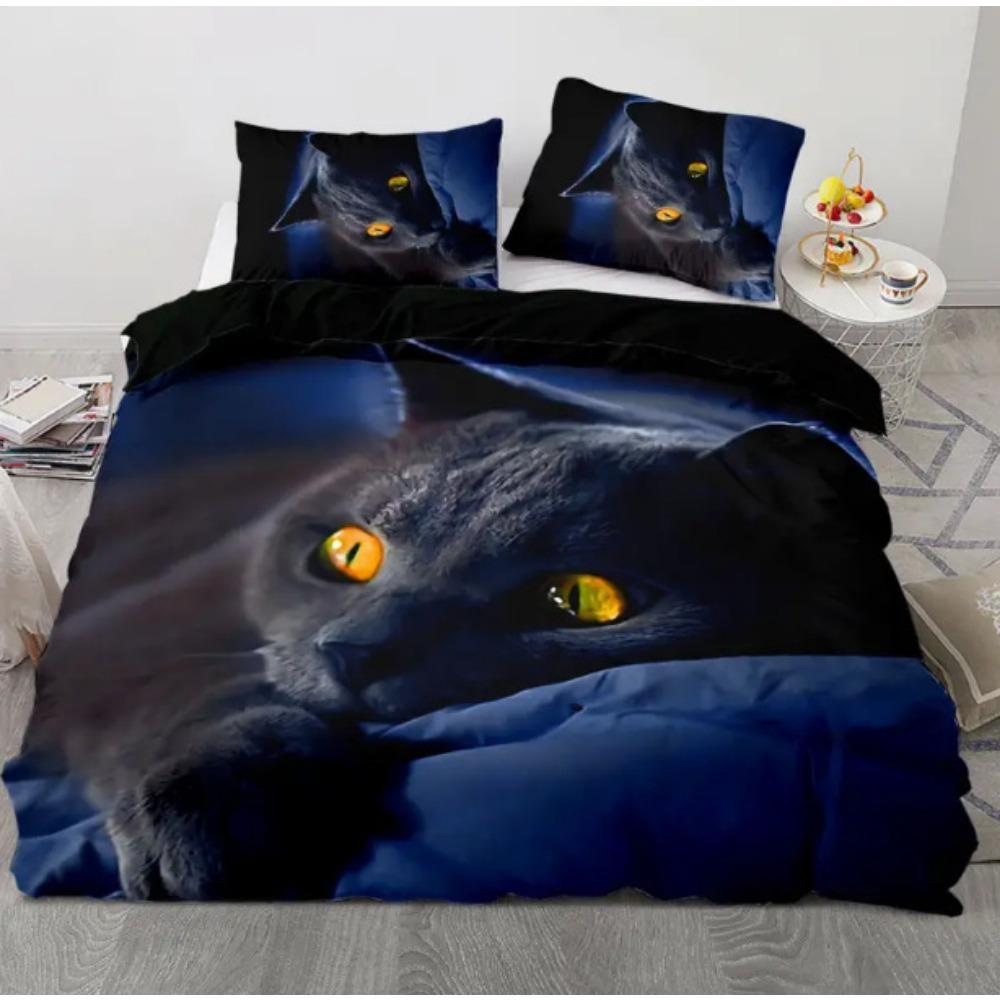 Fashion Technology Printing, 3D Digital Printing, Bedding, Duvet Covers, Pillowcases, Three-piece Sets