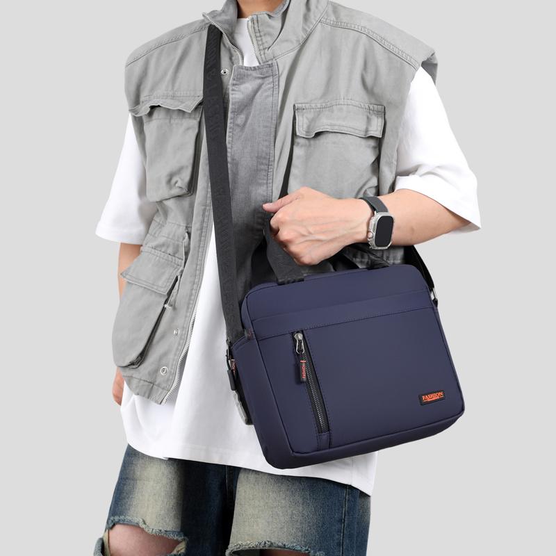 Professional Business Briefcase - Large Capacity Messenger Bag with Document Organizer for Work & Travel (Durable Office Storage Solution)