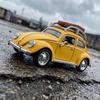 1:32 Alloy Car Diecast Metal Vehicles Model Compatible With Volkswagen Classic Beetle Decorative Keepsake Gift Office Desk Decor