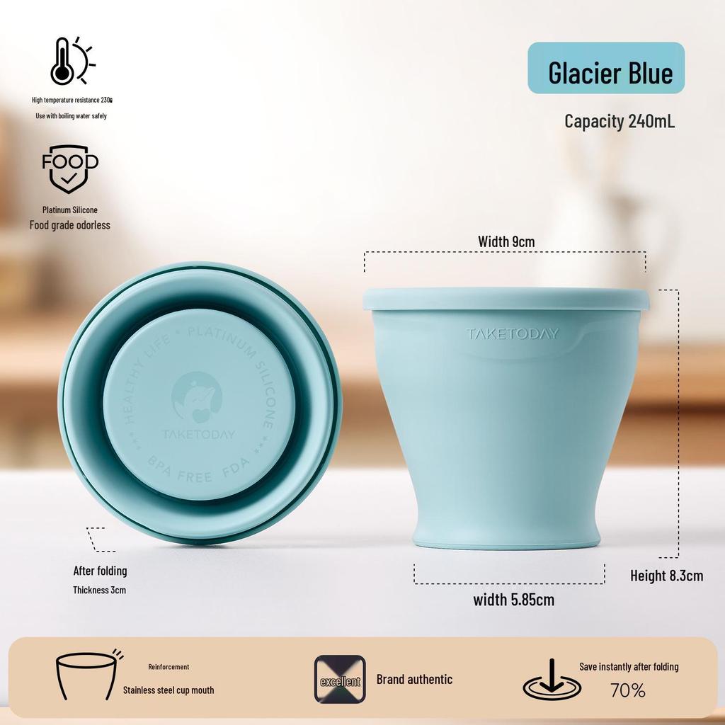 Exclusive Era Portable Silicone Folding Travel Cup