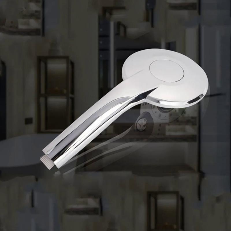 LED Shower Head Digital 3 Modes Adjust Temperature Sensor Hand Held Bathroom ABS Shower Head High Pressure Water Saving Faucet