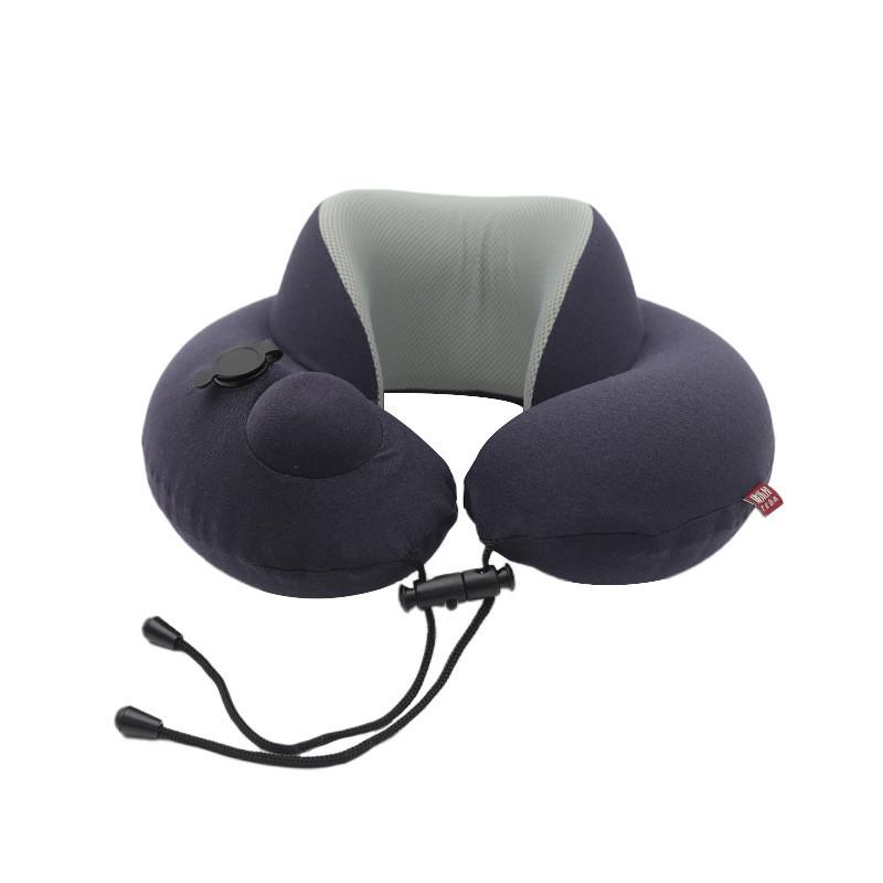 Modern Ionized Ushaped Travel Neck Pillow With Double Layer Press And Gift Box For Adults