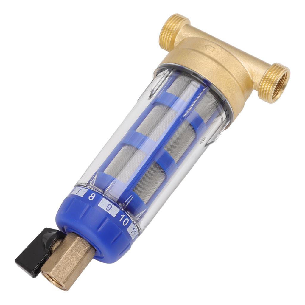 Whole House Spin Down Sediment Water Filter Refined Copper Head Spin Down Sediment Prefilter