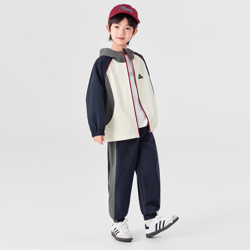 Boys' Outdoor Color-block Softshell Tracksuit Set