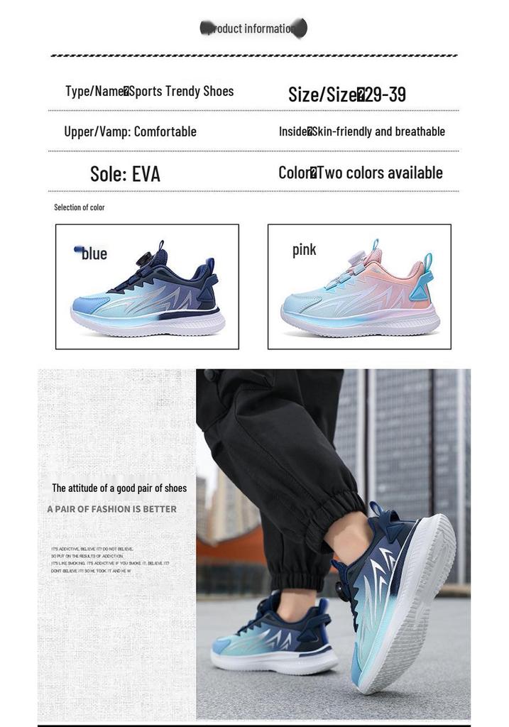 Spring & Autumn 2025 Breathable Mesh Children's Sports Shoes - Non-slip, Shock-Absorbing Running Sneakers for Boys & Girls