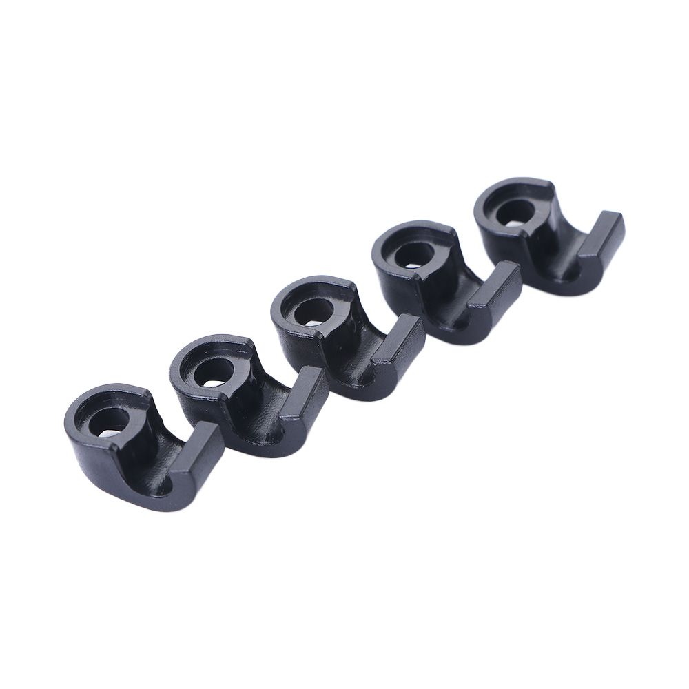 5pcs Bike Bicycle Brake Housing Buckle Brake Cable Hose Clamp Cable Guide Adapter Bike Frame Buckle Button Fixed Tubing Clip