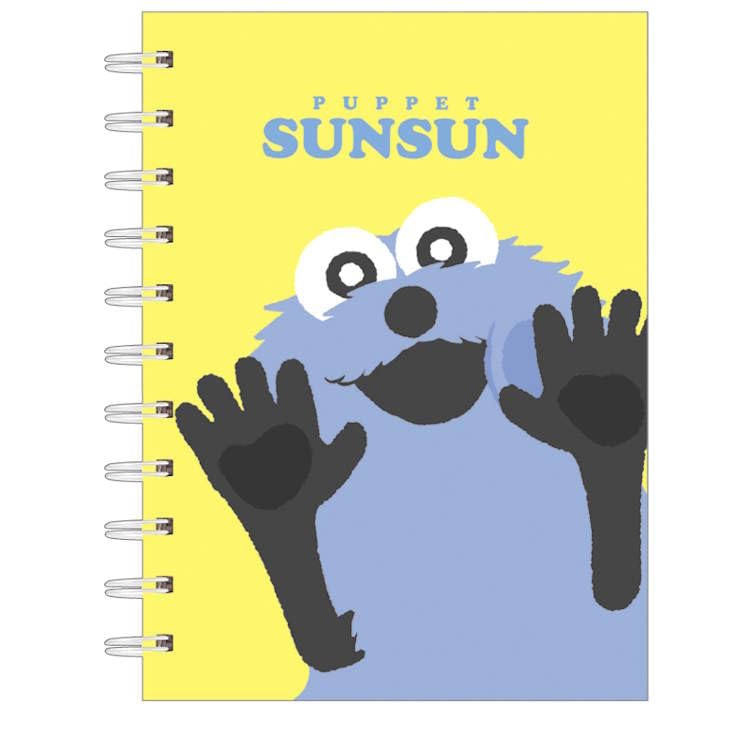 Crux Puppet Sunsun A6 Double Ring Notebook, Sunsun Double Ring Notebook, Memo Pad, Notebook 343325
