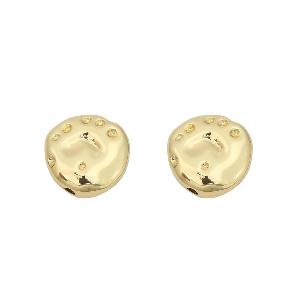 Brass Irregular Loose Spacer Beads Diy Bracelet For Jewelry Making