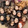 1/6 Doll Heads Rare Face White Beige Brown Skin Tone