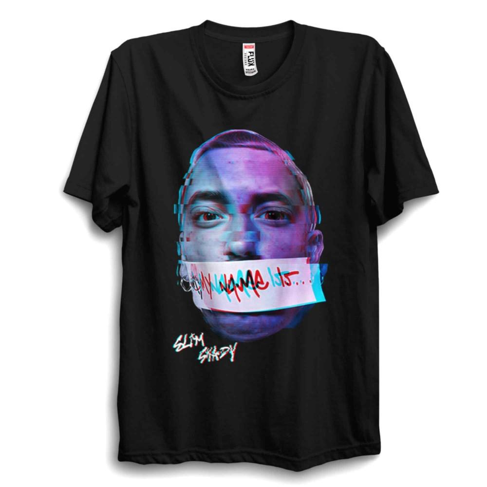 

Emnem Glitch T-Shirt – Vintage Rap Hip Hop Tee | Unisex Slim Shady Inspired Top S