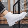 Nowe męskie buty wyjściowe Męskie buty narzędziowe Oddychająca wiosna Popularny trend Wysokie buty na wszystkie mecze Małe białe buty Trend w dużych rozmiarach